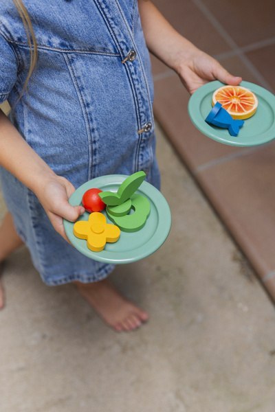 Lekkid, drewniane klocki konstrukcyjne- Jedzenie
