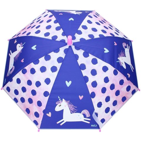 Parasol przeciwdeszczowy Jednorożec blue pink PRET