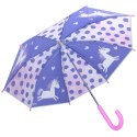 Parasol przeciwdeszczowy Jednorożec blue pink PRET