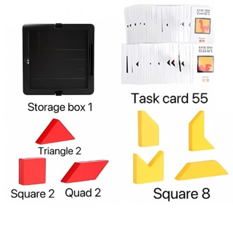 WOOPIE IQ Gra Logiczna Trening Mózgu Układanka Kieszonkowa