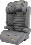 YORK i-Size Summer Baby 100-150cm IsoFix fotelik samochodowy R129 - Grey