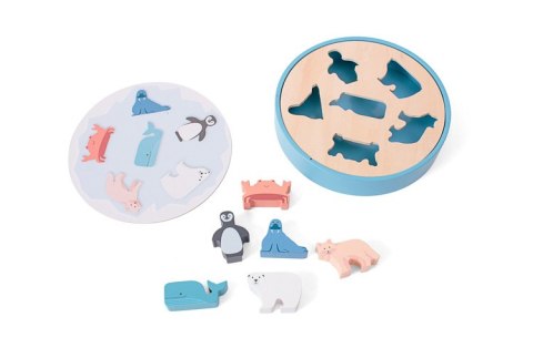 BS Toys, Drewniany sorter Zwierzęta Arktyki