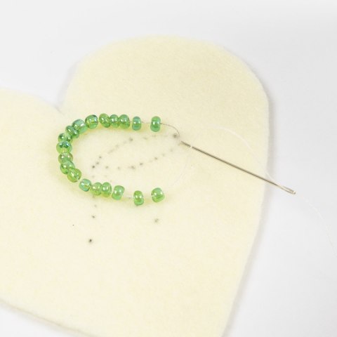 Mini zestaw do szycia Serca z wiśniami