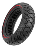 Bezdętkowa opona do hulajnogi Kukirin i innych 10 cali 10x3.0 255x80(80/65-6) - Black/Red