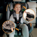 LAVENDER i-Size Lionelo fotelik samochodowy 9-36 kg isofix - Beige Latte