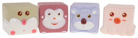 Zestaw Kostek Sensorycznych Zwierzątka 12el.