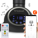 REVE Kidwell Bujaczek leżaczek elektryczny 2w1 - Black/Silver