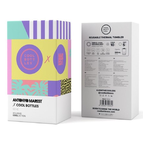 Cool Bottles Kubek termiczny 550 ml Xclusive! Antonyo Marest - René