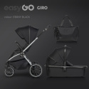 EasyGo GIRO Wózek głęboko-spacerowy 2w1 - Ebony Black