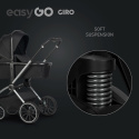 EasyGo GIRO Wózek głęboko-spacerowy 2w1 - Ebony Black