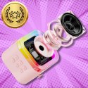 GŁOŚNIK PRZENOŚNY BEZPRZEWODOWY BLUETOOTH KARAOKE Z MIKROFONEM USB RGB