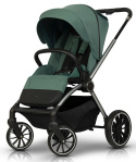 EasyGo GIRO Wózek głęboko-spacerowy 3w1 z fotelikiem EasyGo BUZ - Sage Green