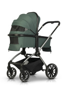 EasyGo GIRO Wózek głęboko-spacerowy 3w1 z fotelikiem EasyGo BUZ - Sage Green