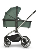 EasyGo GIRO Wózek głęboko-spacerowy 3w1 z fotelikiem EasyGo BUZ - Sage Green