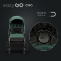 EasyGo GIRO Wózek głęboko-spacerowy 3w1 z fotelikiem EasyGo BUZ - Sage Green