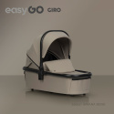 EasyGo GIRO Wózek głęboko-spacerowy 3w1 z fotelikiem EasyGo BUZ - Savana Beige