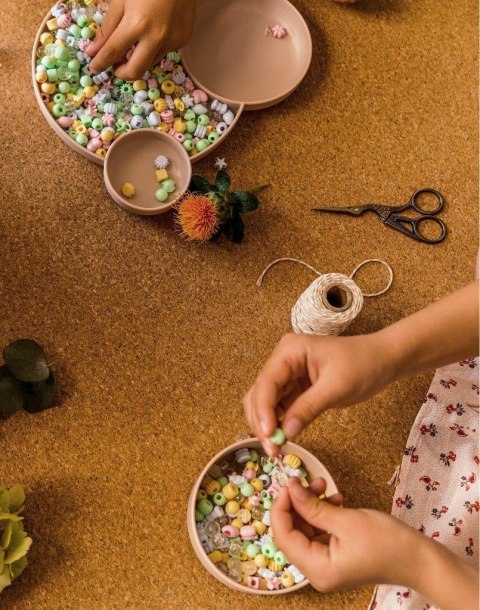 Koraliki do nawlekania EKO Dantoy 520 szt forest