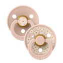 BIBS STUDIO COLOUR 2-PACK JASMINE BLUSH S Smoczek uspokajający kauczuk Hevea