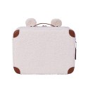 Childhome Walizka dziecięca Mini Traveller Teddy bear White