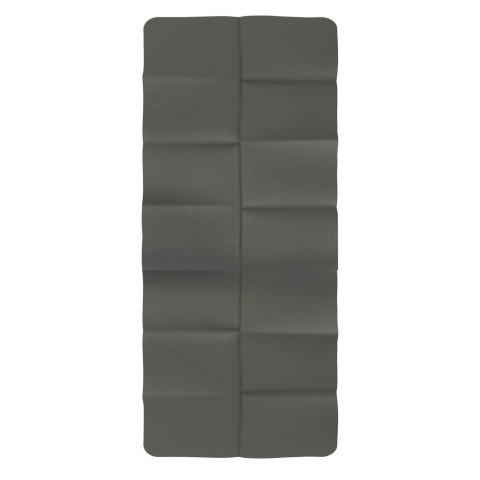 Mata fitness gimnastyczna do ćwiczeń jogi pilatesu fitness joga składana 183x61x0,4 cm szara