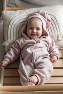 Hi Little One kombinezon całoroczny z kapturem TOG 2,0 OverSize BOHO Blush roz S Pom Pom