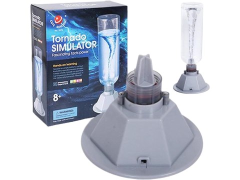 Zabawka Edukacyjna Naukowa dla dzieci TORNADO DIY Zbuduj To Sam Symulator Tornada