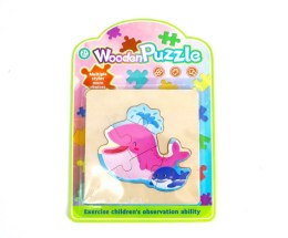 Puzzle drewniane na karcie mix wzorów