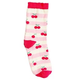 Rockahula Kids 2 pary skarpetek dla dziewczynki Cherry Stripe roz 20-23 cm