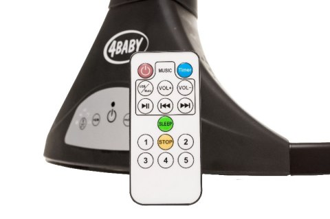 4 BABY Huśtawka ROCK'N RELAX XXIV BLACK