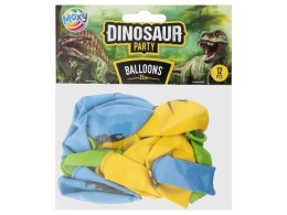 Balony z dino- 25 cm, 12 szt.