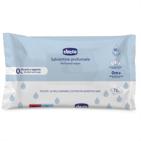 CHICCO 00012050100000 Chusteczki pielęgnacyjne 72 szt 0m+