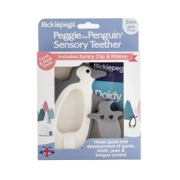 Gryzak sensoryczny Bickiepegs - Peggie the Penguin