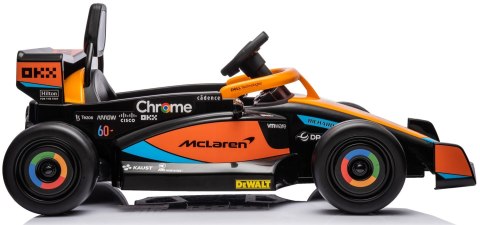 Jeździk akumulatorowy McLAREN - pomarańczowy