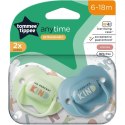 TOMMEE TIPPEE TTP433544 Smoczek uspokajający ANY TIME 6-18m 2pak