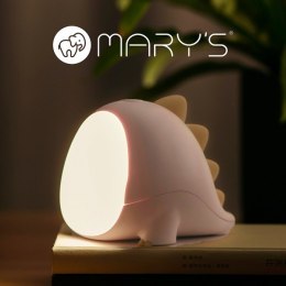 MARY'S MW20533 Lampka nocna led Dino różowy