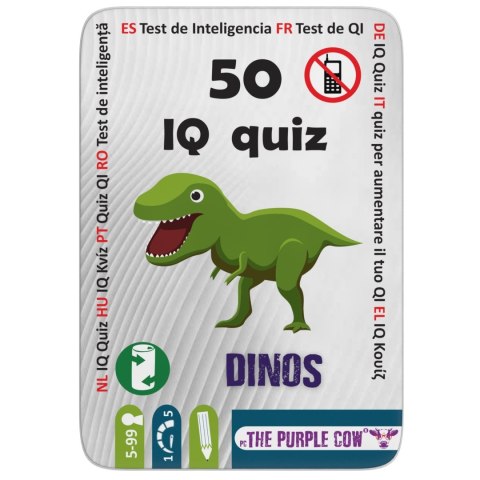 Podróżne łamigłówki The Purple Cow - 50 IQ Dinozaury