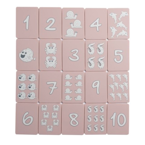 Silikonowe karty do gry Scrunch - Pudrowy Róż