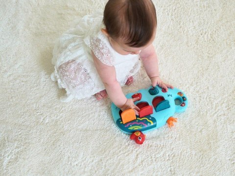 Konsola Pop Up muzyczny słonik, zabawa w chowanego