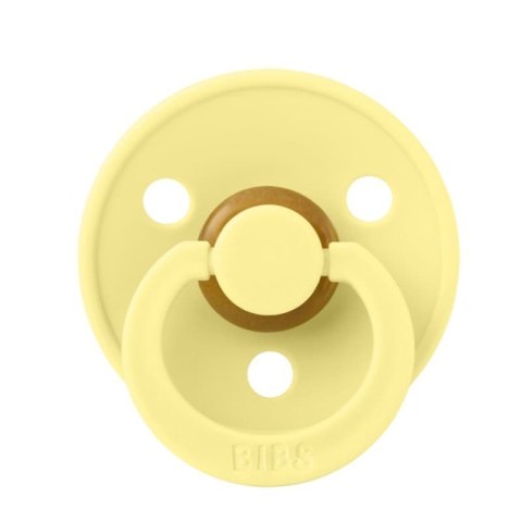 BIBS COLOUR SUNSHINE M Smoczek Uspokajający kauczuk Hevea