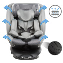 GoCar i-Size Kidwell Fotelik samochodowy 9-25 kg 40-135 cm - Gray