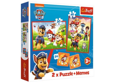 Puzzle - 2w1 + memos - Psia ekipa w akcji - Viacom PAW Patrol 93337