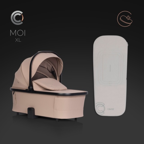 Gondola do wózka dziecięcego Cavoe Moi XL - Macaroon