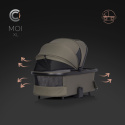 Gondola do wózka dziecięcego Cavoe Moi XL - Moss