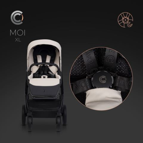 MOI XL CAVOE Wózek wielofunkcyjny wersja spacerowa - Ecru