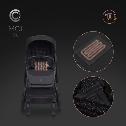 MOI XL CAVOE Wózek wielofunkcyjny wersja spacerowa - Meteorite