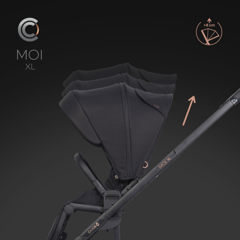 MOI XL CAVOE Wózek wielofunkcyjny wersja spacerowa - Meteorite