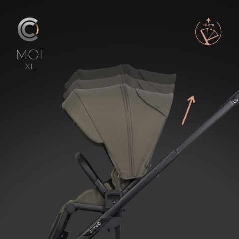 MOI XL CAVOE Wózek wielofunkcyjny wersja spacerowa - Moss