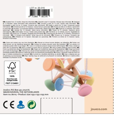 Drewniana grzechotka