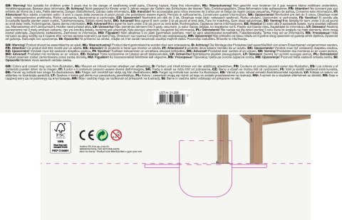 Drewniana kuchnia z akcesoriami