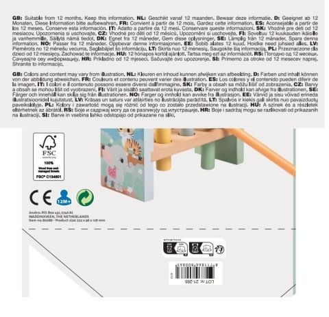 Drewniana przebijanka z młotkiem The Wildies Famil